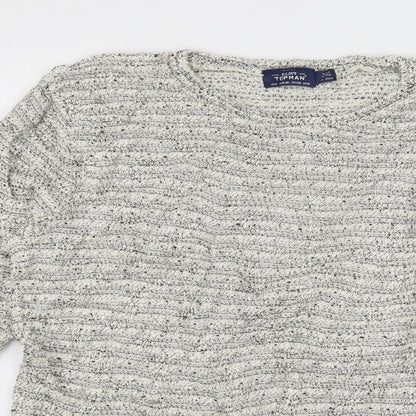 Womens UK Size M Topman Ivory Pullover Jumper
