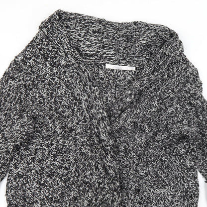Chaber Womens Grey Collared  Acrylic Cardigan Jumper Size 8