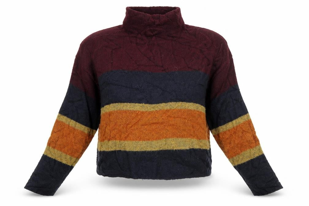 Womens UK Size S New Look Multicoloured Pullover Jumper