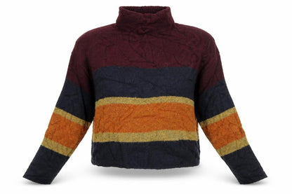 Womens UK Size S New Look Multicoloured Pullover Jumper