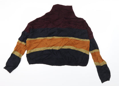 Womens UK Size S New Look Multicoloured Pullover Jumper