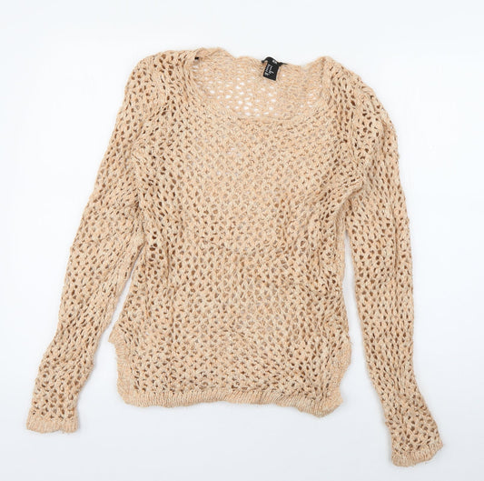 Womens UK Size XS H&M Orange Pullover Jumper