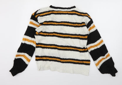 Womens UK Size 4 Atmosphere Ivory Pullover Jumper