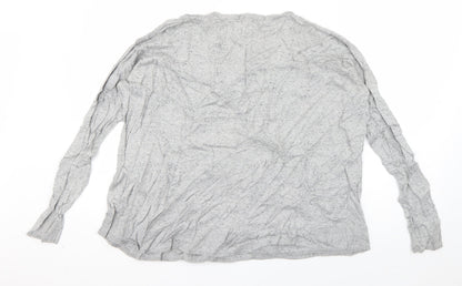 Womens UK Size M Mango Grey Pullover Jumper