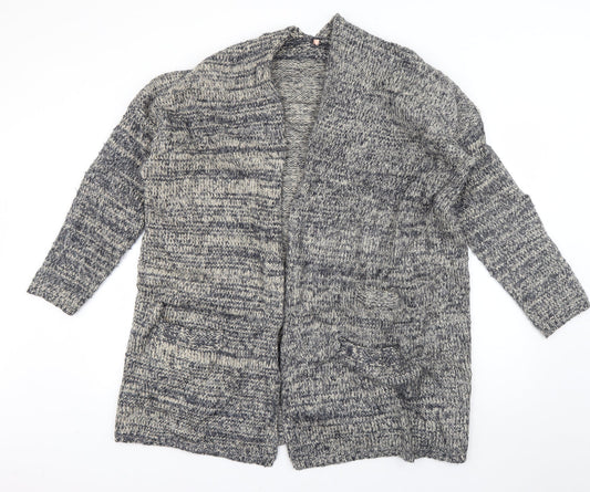 Womens UK Size S Preworn Blue Cardigan Jumper