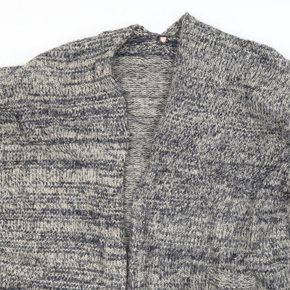 Womens UK Size S Preworn Blue Cardigan Jumper