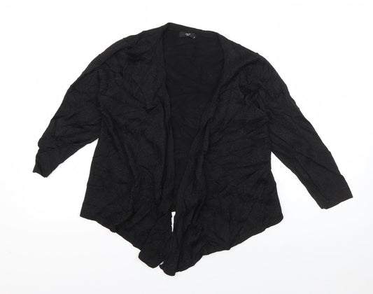 Womens UK Size 12 M&Co Black Cardigan Jumper