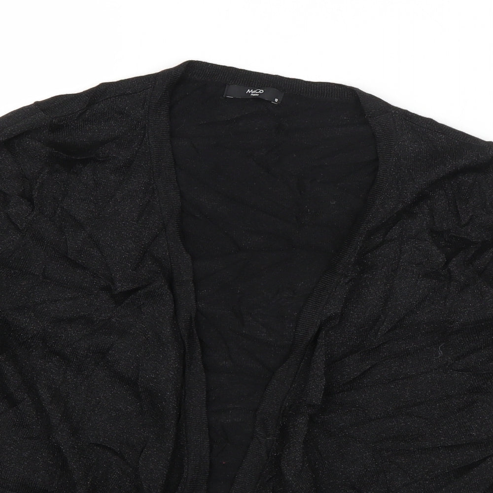 Womens UK Size 12 M&Co Black Cardigan Jumper