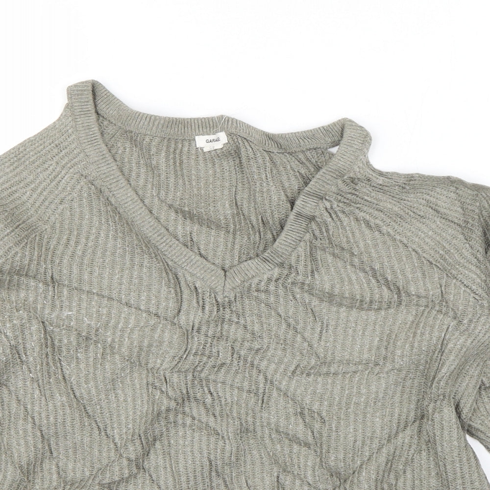 Womens UK Size S Garage Green Pullover Jumper