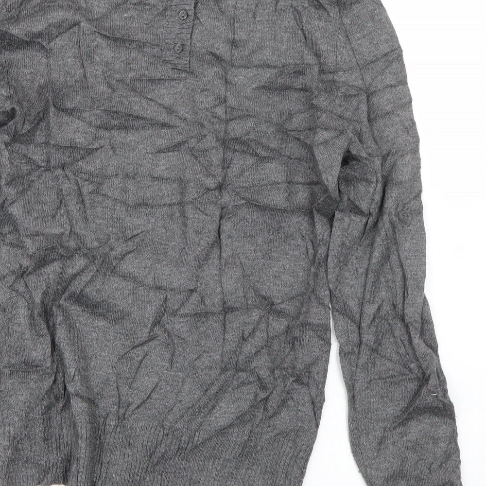 Womens UK Size XS H&M Grey Pullover Jumper