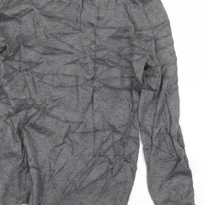 Womens UK Size XS H&M Grey Pullover Jumper
