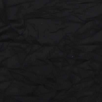 Womens UK Size 12 Marks and Spencer Black Basic T-Shirt