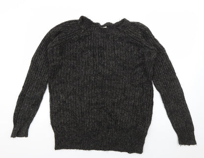 VILA Mens Green Crew Neck  Acrylic Pullover Jumper Size S