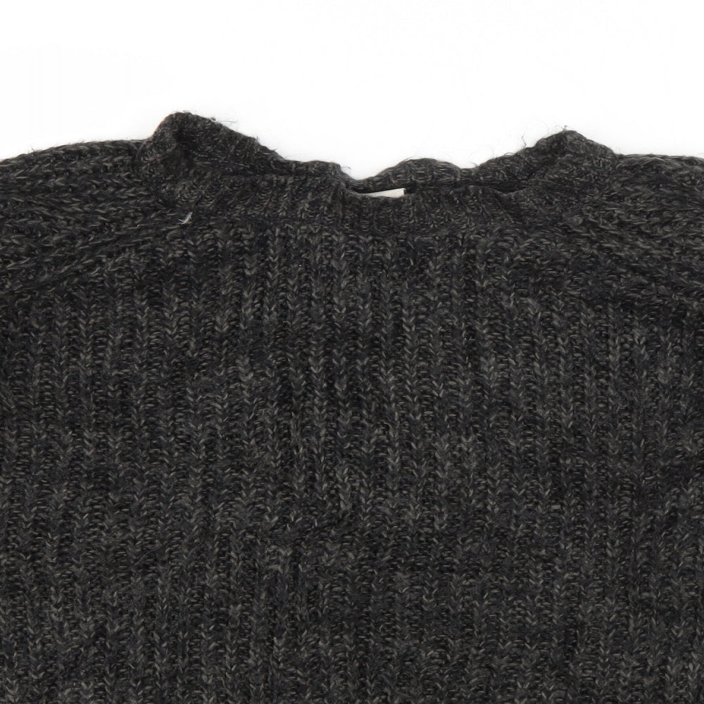 VILA Mens Green Crew Neck  Acrylic Pullover Jumper Size S