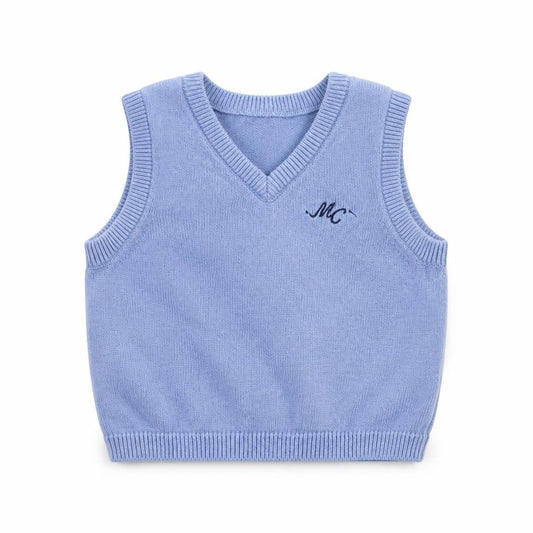 Mothercare Boys Blue  Cotton Pullover Jumper Size 0-3 Months  Pullover