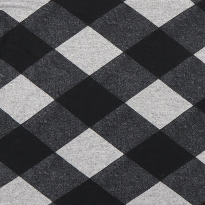 F&F Womens Grey Check Polyester Pullover Sweatshirt Size 14  Pullover