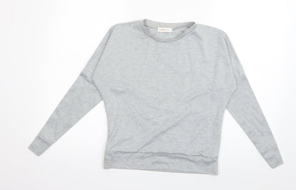 Femme Luxe Womens Grey  Polyester Pullover Sweatshirt Size S  Pullover