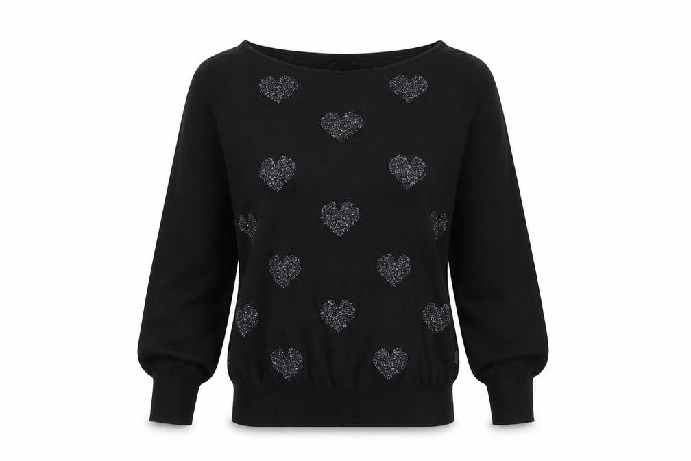 Womens UK Size 6 NEXT Black Pullover Jumper
