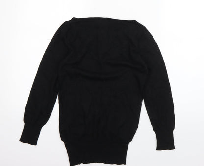 Womens UK Size 6 NEXT Black Pullover Jumper