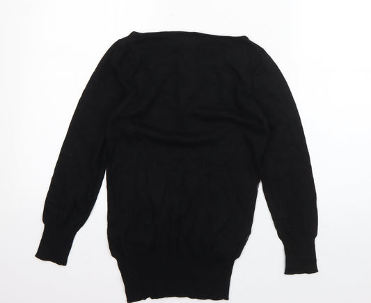 Womens UK Size 6 NEXT Black Pullover Jumper