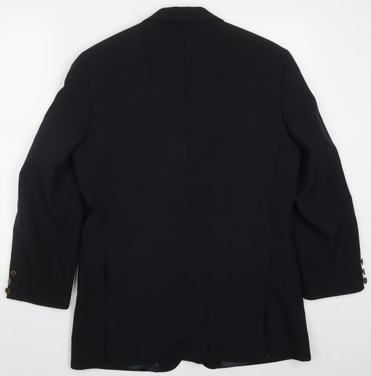 Mens UK Size 38 Simon Taylor Regular Blue Suit Jacket