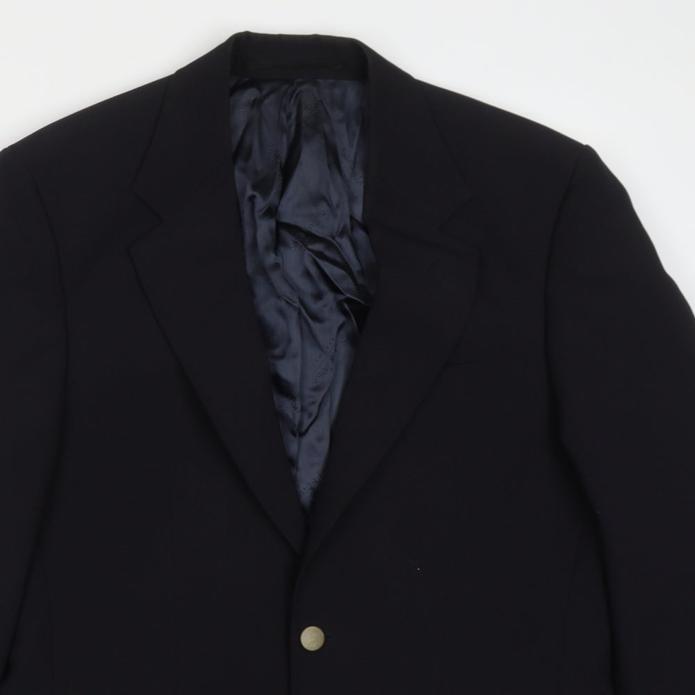 Mens UK Size 38 Simon Taylor Regular Blue Suit Jacket