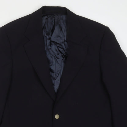 Mens UK Size 38 Simon Taylor Regular Blue Suit Jacket