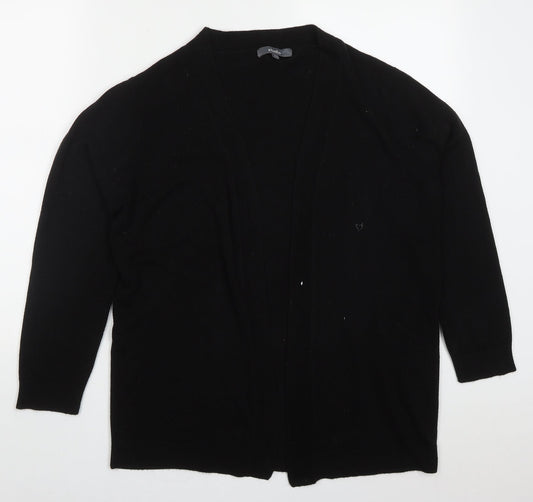 Womens UK Size 12 Studio Black Cardigan Jumper