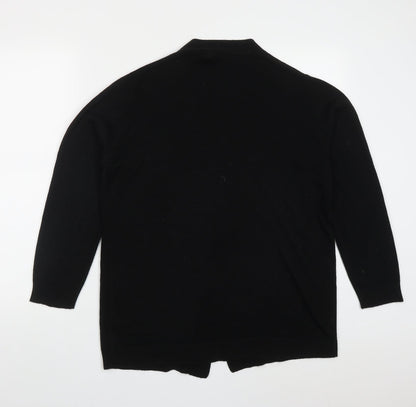 Womens UK Size 12 Studio Black Cardigan Jumper