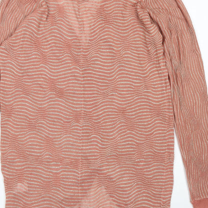 Womens UK Size XS H by Halston Pink Cardigan Jumper