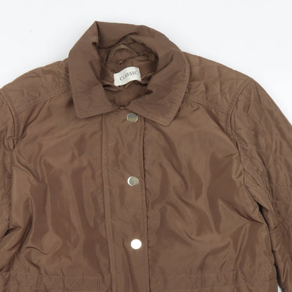 Womens UK Size 10 Classic Brown Jacket