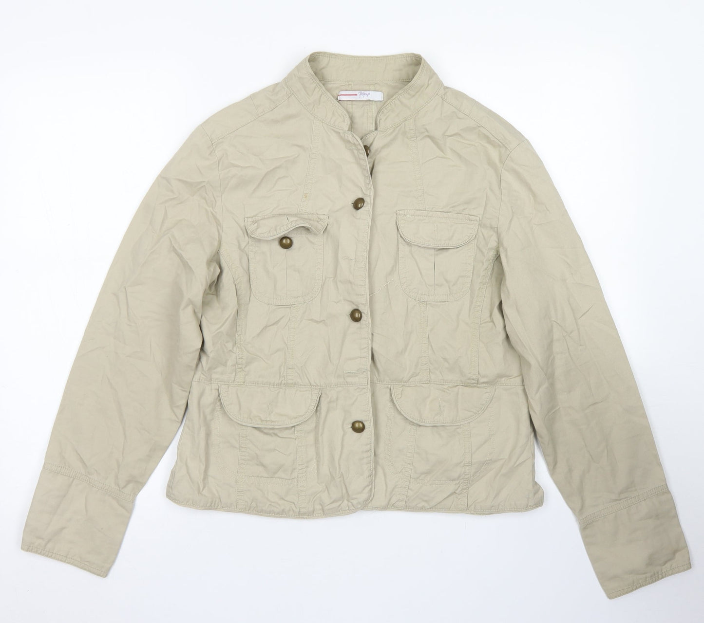 Papaya Womens Brown   Jacket  Size 14  Button