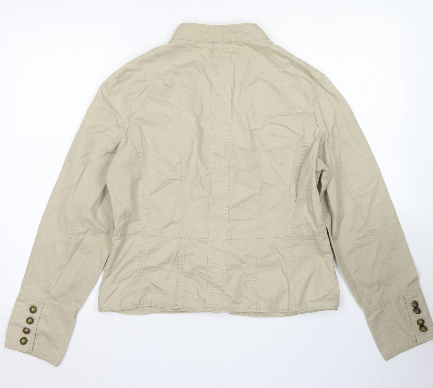 Papaya Womens Brown   Jacket  Size 14  Button