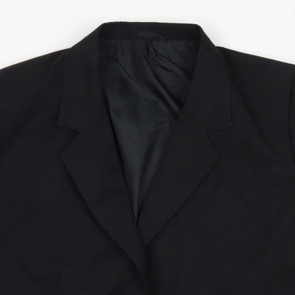 Womens UK Size 18 Preworn Regular Black Blazer