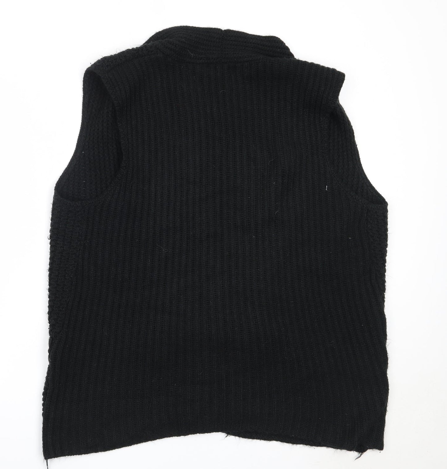 Womens UK Size L Peacocks Black Cardigan Jumper