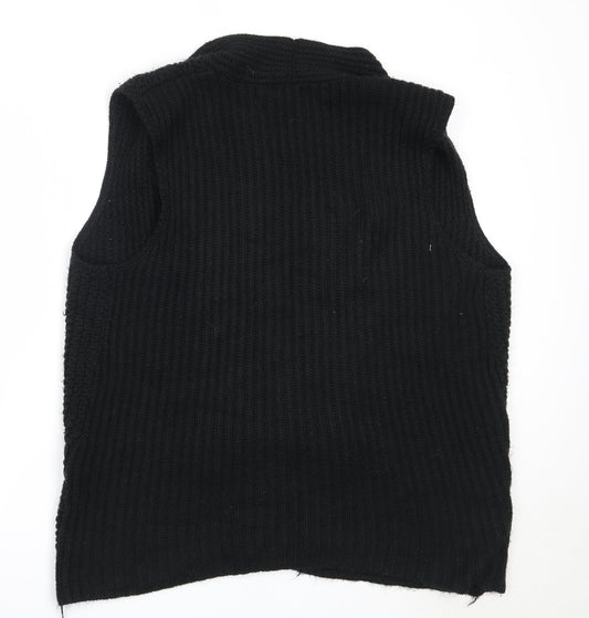 Womens UK Size L Peacocks Black Cardigan Jumper