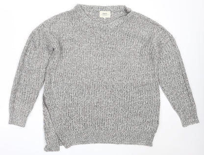 Womens UK Size L Papaya Grey Pullover Jumper