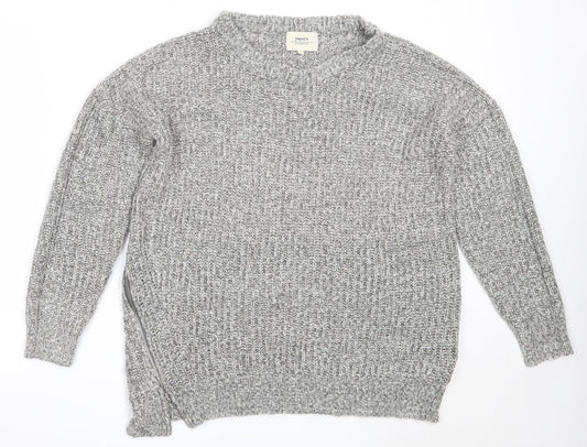 Womens UK Size L Papaya Grey Pullover Jumper