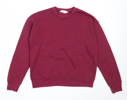 Primark Womens Purple  Cotton Pullover Sweatshirt Size 2XS