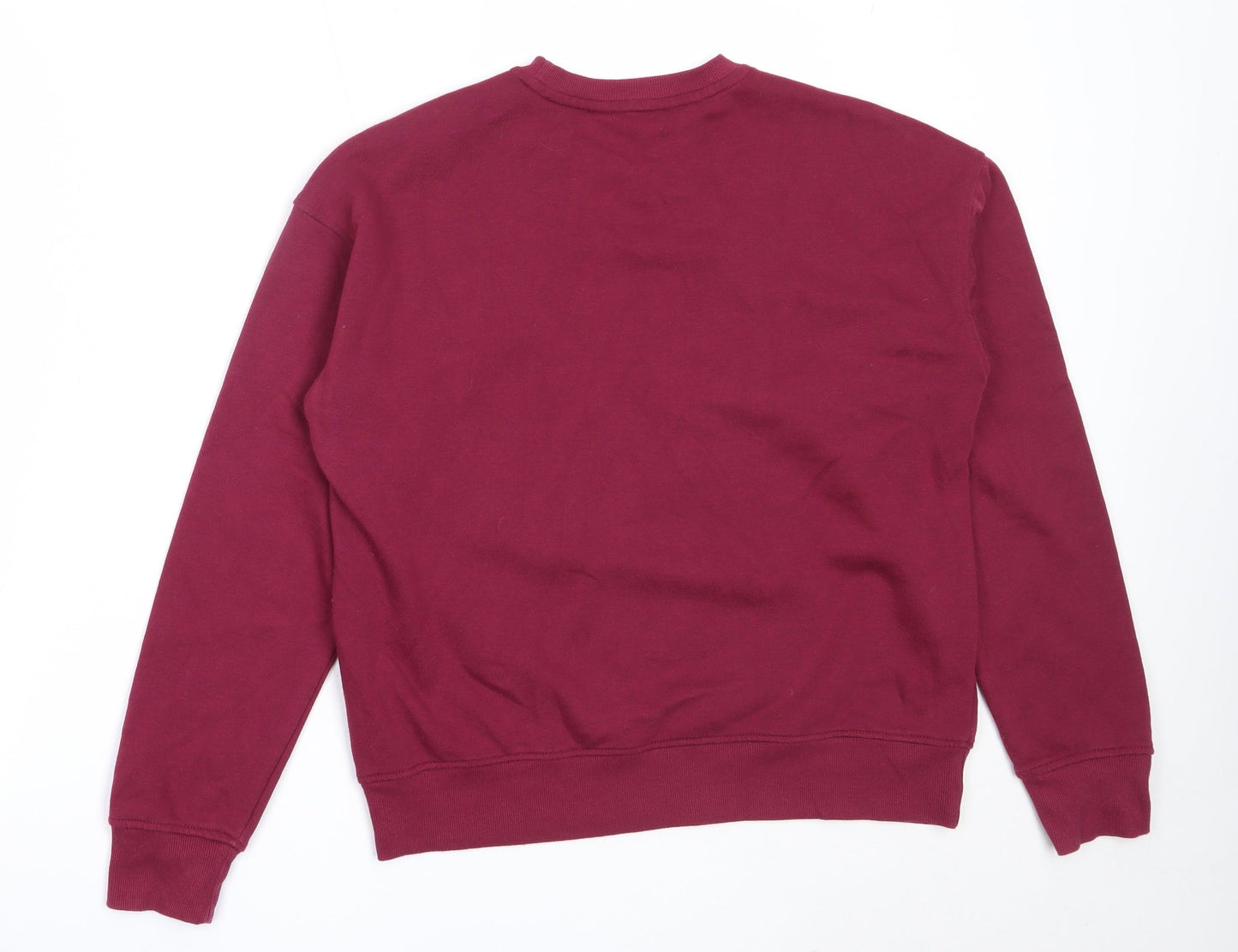 Primark Womens Purple  Cotton Pullover Sweatshirt Size 2XS