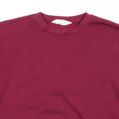 Primark Womens Purple  Cotton Pullover Sweatshirt Size 2XS