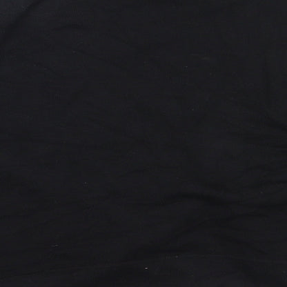 BHS Womens Black Round Neck  Viscose Cardigan Jumper Size L