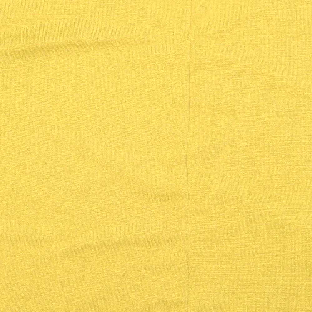 Womens UK Size L New Look Yellow Pullover Jumper