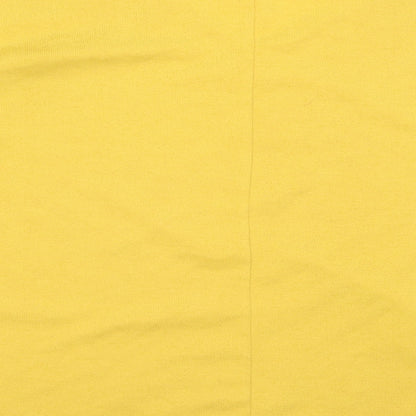Womens UK Size L New Look Yellow Pullover Jumper