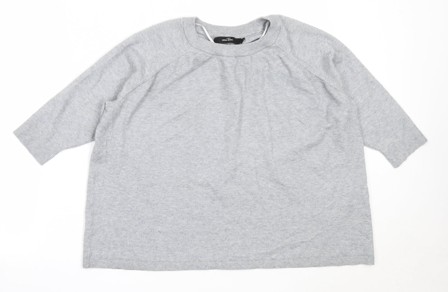 Womens UK Size M Vera Moda Grey Pullover Jumper
