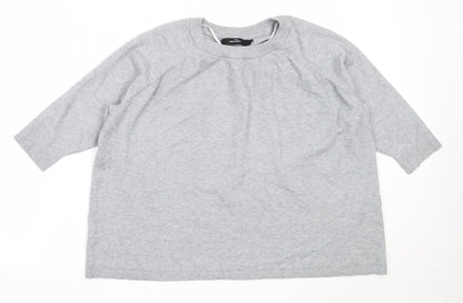 Womens UK Size M Vera Moda Grey Pullover Jumper