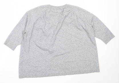 Womens UK Size M Vera Moda Grey Pullover Jumper