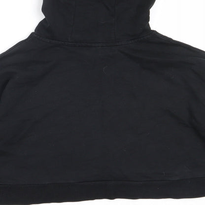 George Girls Black  Cotton Pullover Hoodie Size 7-8 Years   - tiana