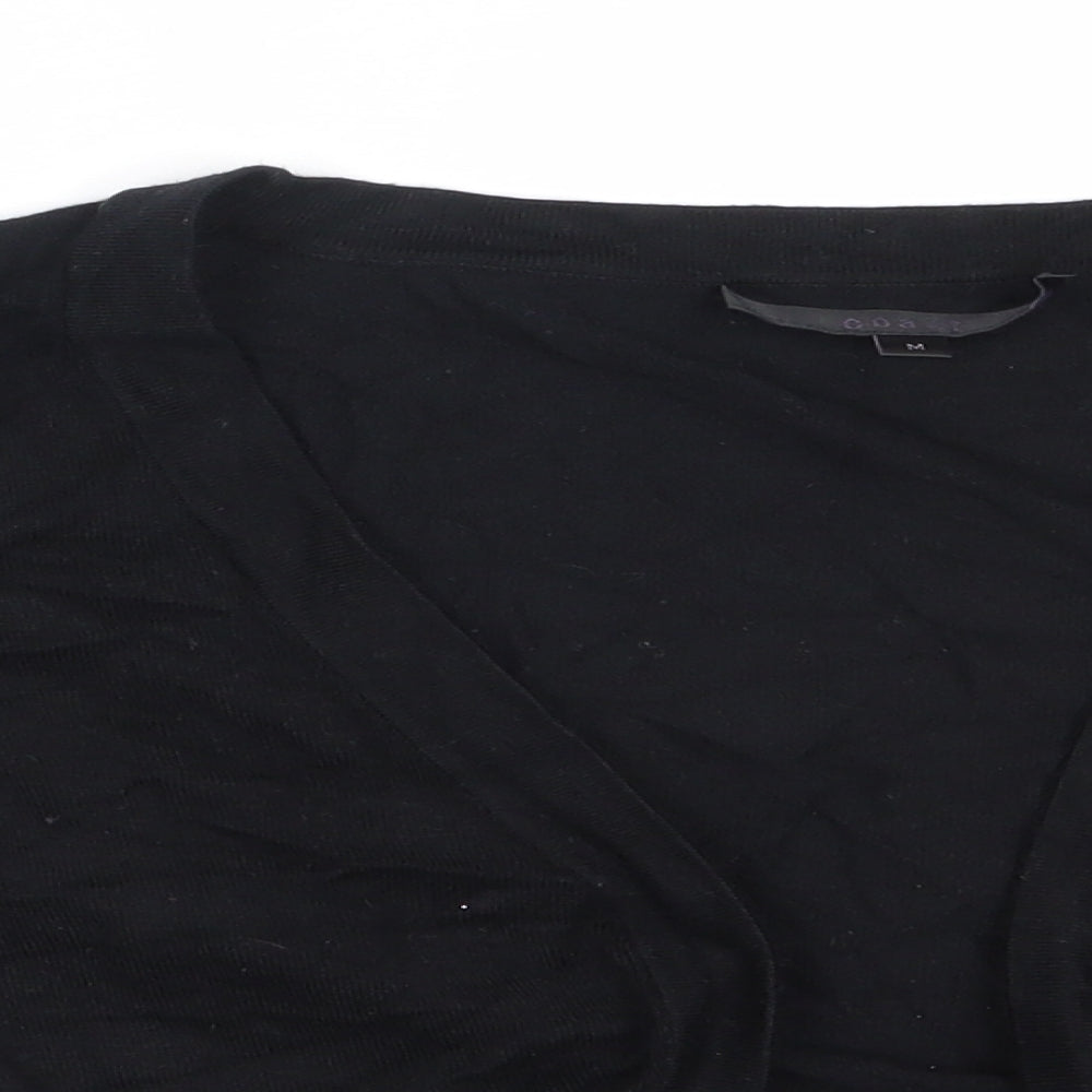 Womens UK Size M Coast Black Cardigan Jumper