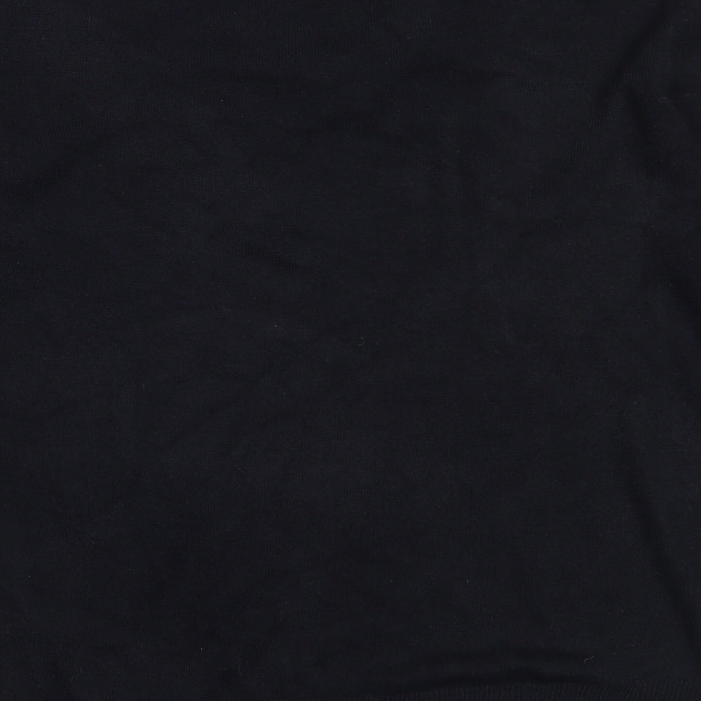 Cedar Wood State Mens Blue V-Neck  Acrylic Pullover Jumper Size S